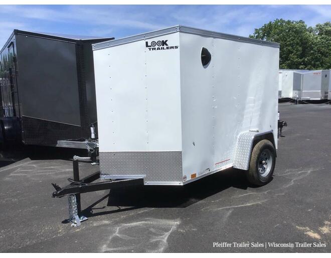 2023 $500 OFF! 5x8 Look ST DLX w/ Rear Single Swing Door (White) Cargo Encl BP at Pfeiffer Trailer Sales STOCK# 72461 Photo 2
