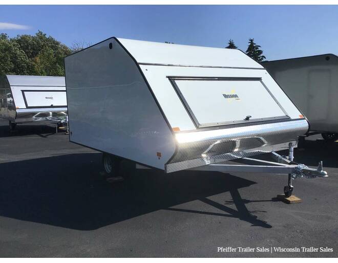 2023 $500 OFF! 101x12 Mission Crossover (White) Snowmobile Trailer at Pfeiffer Trailer Sales STOCK# 24659 Photo 5