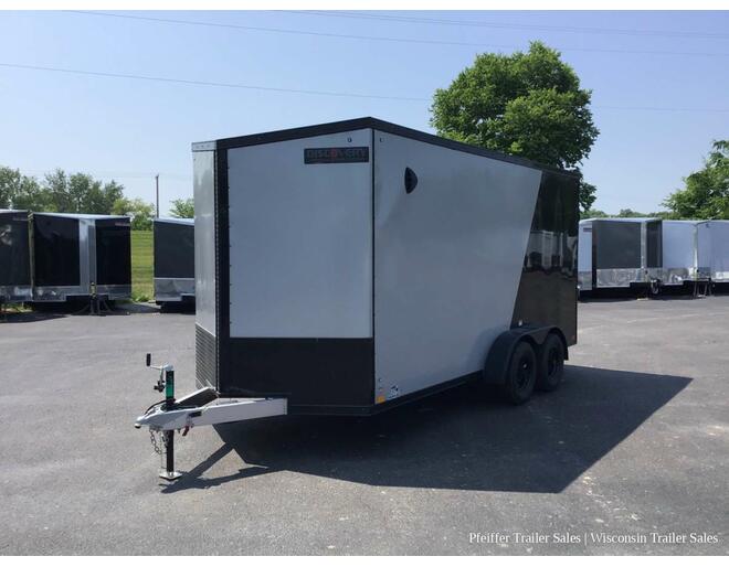 2023 $500 OFF! 7x16 Discovery Aluminum Endeavor w/ 7' Int. Height, Black Out Pkg (Silver/Black) Cargo Encl BP at Pfeiffer Trailer Sales STOCK# 18370 Photo 2