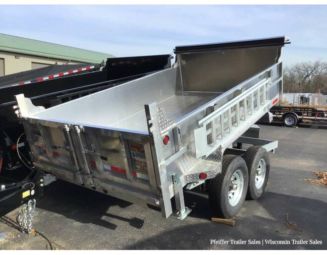 2024 7x12 12K Hybrid Dump Trailer by Quality Steel & Aluminum Dump at Pfeiffer Trailer Sales STOCK# 0518 Photo 4