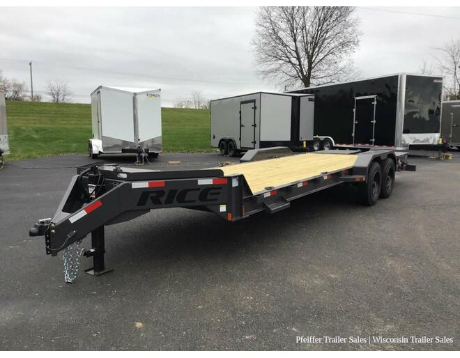 2024 7x24 Rice Trailers Pro Max HD Flatbed w/ Gray Color Option Promo - 21,000# GVWR Flatbed BP at Pfeiffer Trailer Sales STOCK# 49774 Photo 2