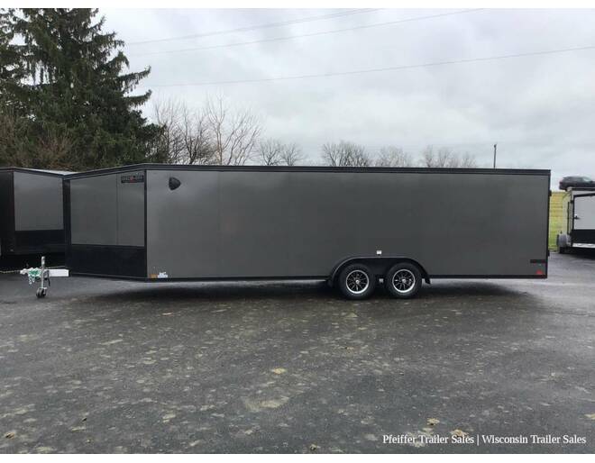 2024 7x29 Discovery Aero-Lite SE 4 Place Snowmobile Trailer - 6ft Interior Height (Charcoal) Snowmobile Trailer at Pfeiffer Trailer Sales STOCK# 021737 Photo 4