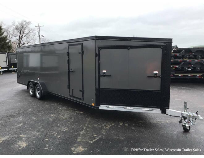 2024 7x29 Discovery Aero-Lite SE 4 Place Snowmobile Trailer - 6ft Interior Height (Charcoal) Snowmobile Trailer at Pfeiffer Trailer Sales STOCK# 021737 Photo 8