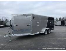 2024 7x23 Look Avalanche Deluxe Motorsport 3 Place Snowmobile Trailer - 6'6 Int. Height (Pewter/Black) Snowmobile Trailer at Pfeiffer Trailer Sales STOCK# 8330
