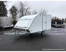 2024 101x12 Mission Crossover (White) Snowmobile Trailer at Pfeiffer Trailer Sales STOCK# 84045