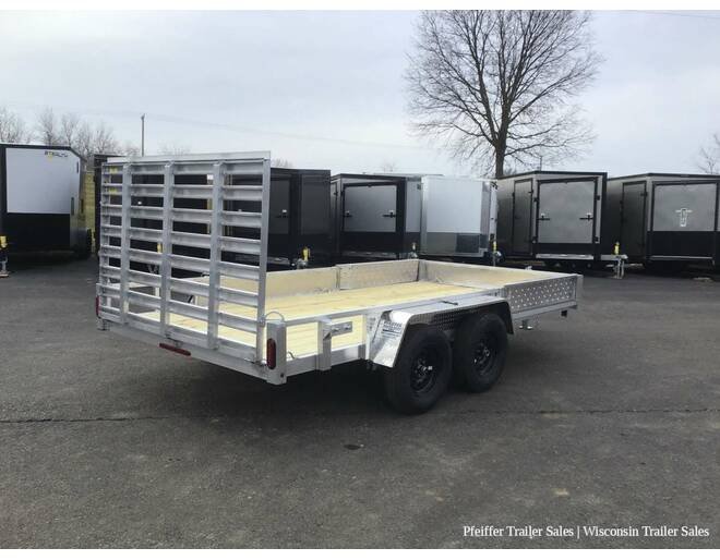 2024 7x14 7K Simplicity Aluminum Utility/Landscape w/ Removable ATV Ramps by Quality Steel & Aluminum Utility BP at Pfeiffer Trailer Sales STOCK# 44764 Photo 6