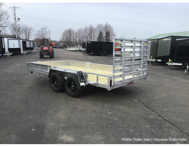 2024 7x14 7K Simplicity Aluminum Utility/Landscape w/ Removable ATV Ramps by Quality Steel & Aluminum Utility BP at Pfeiffer Trailer Sales STOCK# 44764 Photo 4