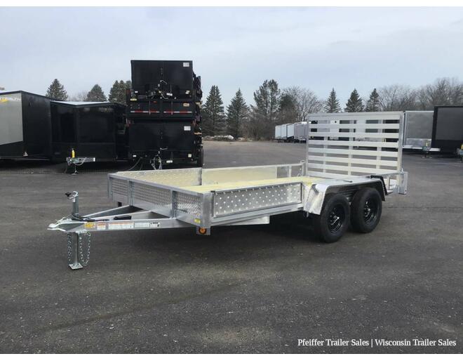 2024 7x14 7K Simplicity Aluminum Utility/Landscape w/ Removable ATV Ramps by Quality Steel & Aluminum Utility BP at Pfeiffer Trailer Sales STOCK# 44764 Exterior Photo