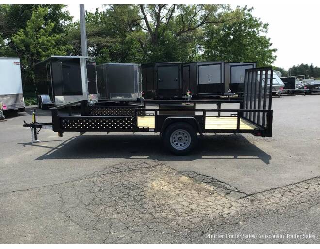2024 7x14 Steel Utility w/ Removable ATV Ramps by Quality Steel & Aluminum ATV BP at Pfeiffer Trailer Sales STOCK# 41633 Photo 3