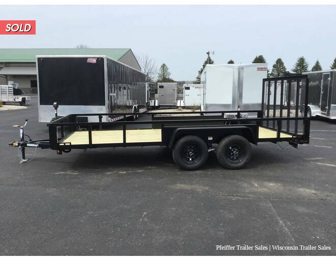 2024 7x16 7K Open Steel Utility/Landscape by Quality Steel & Aluminum Utility BP at Pfeiffer Trailer Sales STOCK# 41636 Photo 3