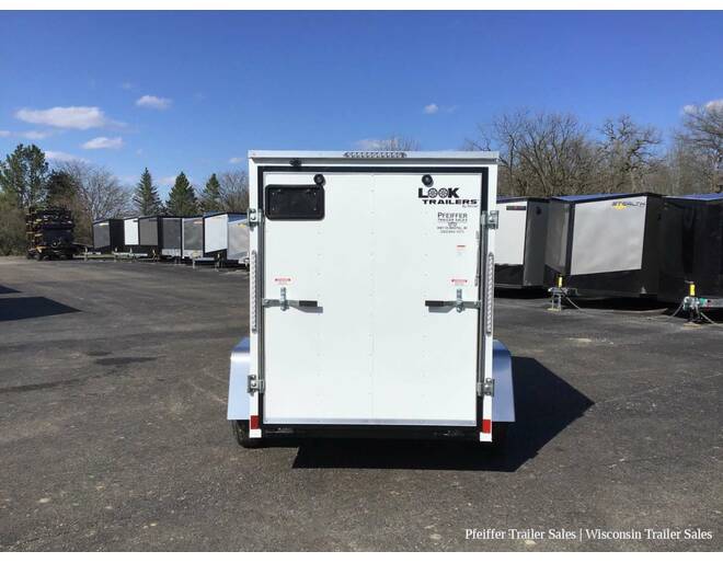 2024 5x8 Look ST DLX (White) Cargo Encl BP at Pfeiffer Trailer Sales STOCK# 14736 Photo 5