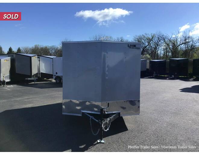 2024 7x12 Look ST DLX (Silver) Cargo Encl BP at Pfeiffer Trailer Sales STOCK# 14749 Exterior Photo