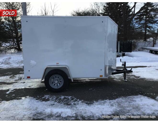 2021 5x8 Discovery Rover ET w/ Rear Single Swing Door (White) Cargo Encl BP at Pfeiffer Trailer Sales STOCK# 9674 Photo 7