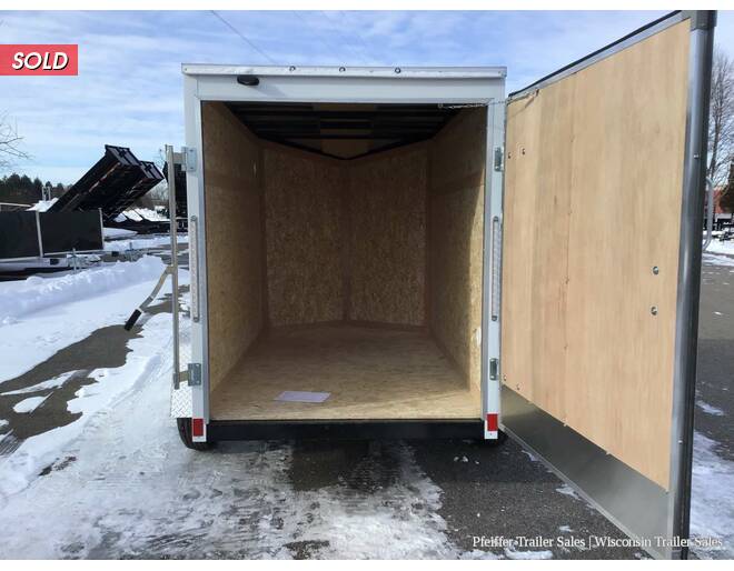 2021 5x8 Discovery Rover ET w/ Rear Single Swing Door (White) Cargo Encl BP at Pfeiffer Trailer Sales STOCK# 9674 Photo 9