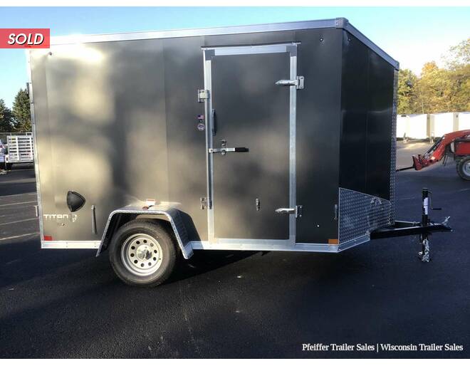 2022 6x10 Stealth Titan w/ 6 Inches Extra Height & Rear Double Doors (Charcoal) Cargo Encl BP at Pfeiffer Trailer Sales STOCK# 83872 Photo 7
