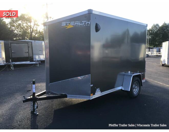 2022 6x10 Stealth Titan w/ 6 Inches Extra Height & Rear Double Doors (Charcoal) Cargo Encl BP at Pfeiffer Trailer Sales STOCK# 83872 Photo 2