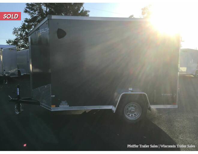 2022 6x10 Stealth Titan w/ 6 Inches Extra Height & Rear Double Doors (Charcoal) Cargo Encl BP at Pfeiffer Trailer Sales STOCK# 83872 Photo 3