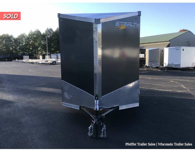 2022 6x10 Stealth Titan w/ 6 Inches Extra Height & Rear Double Doors (Charcoal) Cargo Encl BP at Pfeiffer Trailer Sales STOCK# 83872 Exterior Photo