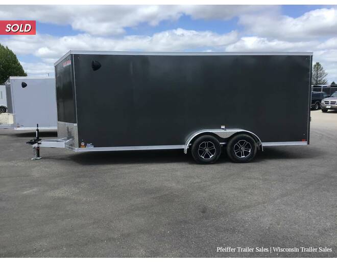 2022 7x18 Discovery Aluminum Endeavor w/ 6 Inches Extra Height (Charcoal) Cargo Encl BP at Pfeiffer Trailer Sales STOCK# 10376 Photo 3