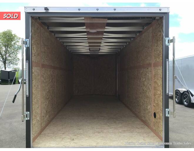 2022 7x18 Discovery Aluminum Endeavor w/ 6 Inches Extra Height (Charcoal) Cargo Encl BP at Pfeiffer Trailer Sales STOCK# 10376 Photo 9