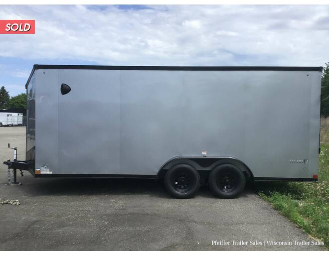 2022 7x18 Stealth Titan w/ 6 Inches Extra Height & Black Out Pkg (Silver) Cargo Encl BP at Pfeiffer Trailer Sales STOCK# 88810 Photo 3