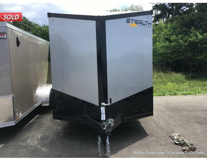 2022 7x18 Stealth Titan w/ 6 Inches Extra Height & Black Out Pkg (Silver) Cargo Encl BP at Pfeiffer Trailer Sales STOCK# 88810 Exterior Photo