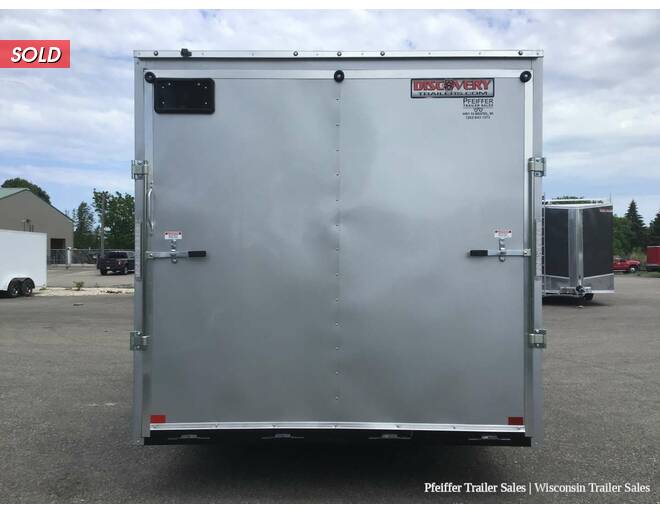 2022 8.5x16 7K Discovery Challenger ET w/ 7' Interior Height & 60 Inch Side Ramp Door (Silver) Auto Encl BP at Pfeiffer Trailer Sales STOCK# 11746 Photo 5