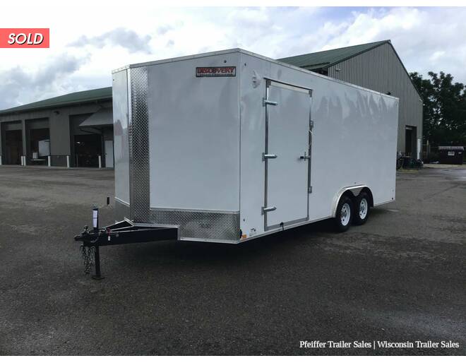 2022 8.5x20 7K Discovery Challenger ET Enclosed Car /UTV Trailer w/ 7ft Interior Height, Side Ramp Door Auto Encl BP at Pfeiffer Trailer Sales STOCK# 11747 Photo 2