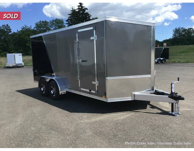 2022 7x16 Discovery Aluminum Endeavor (Pewter/Black) Cargo Encl BP at Pfeiffer Trailer Sales STOCK# 11845 Photo 8