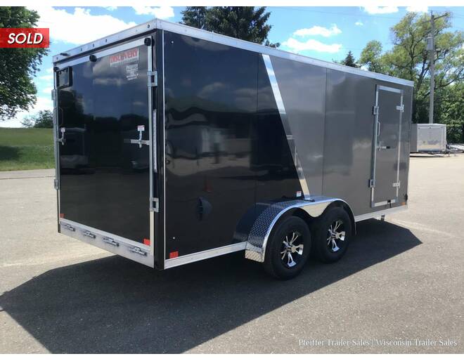 2022 7x16 Discovery Aluminum Endeavor (Pewter/Black) Cargo Encl BP at Pfeiffer Trailer Sales STOCK# 11845 Photo 6