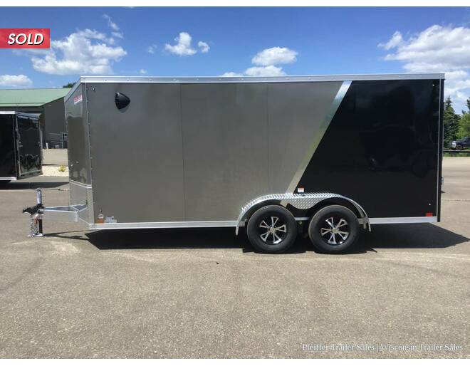 2022 7x16 Discovery Aluminum Endeavor (Pewter/Black) Cargo Encl BP at Pfeiffer Trailer Sales STOCK# 11845 Photo 3