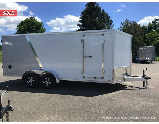 2022 7x18 Discovery Aluminum Endeavor (White/Silver) Cargo Encl BP at Pfeiffer Trailer Sales STOCK# 11851 Photo 7