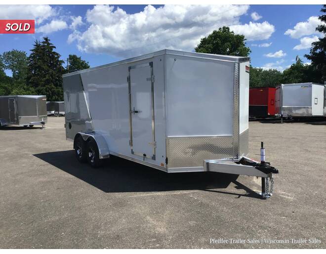 2022 7x18 Discovery Aluminum Endeavor (White/Silver) Cargo Encl BP at Pfeiffer Trailer Sales STOCK# 11851 Photo 8