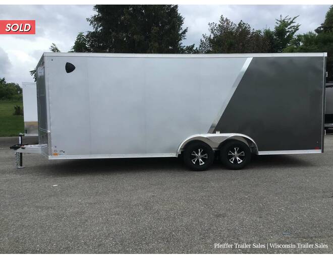 2022 8.5x20 7K Discovery Nitro-Lite Aluminum Enclosed Car Hauler (Silver/Charcoal) Auto Encl BP at Pfeiffer Trailer Sales STOCK# 10331 Photo 3
