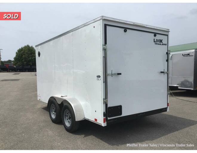 2022 7x14 Look ST DLX w/ 6 Inches Extra Height (White) Cargo Encl BP at Pfeiffer Trailer Sales STOCK# 68321 Photo 4
