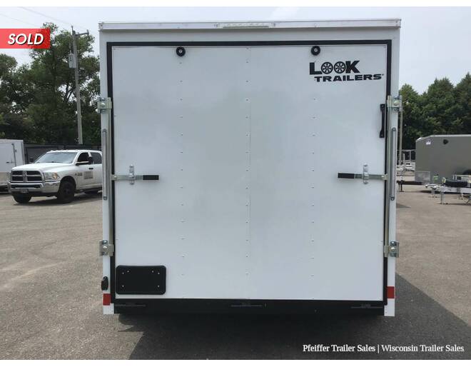 2022 7x14 Look ST DLX w/ 6 Inches Extra Height (White) Cargo Encl BP at Pfeiffer Trailer Sales STOCK# 68321 Photo 5
