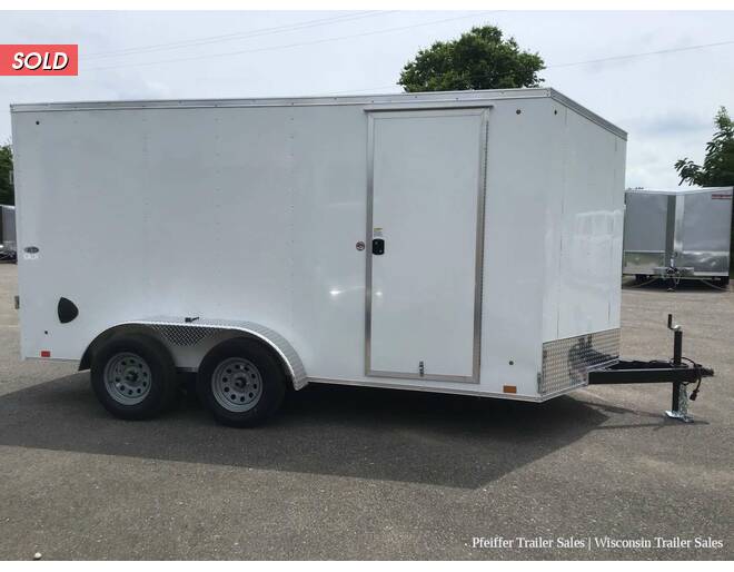2022 7x14 Look ST DLX w/ 6 Inches Extra Height (White) Cargo Encl BP at Pfeiffer Trailer Sales STOCK# 68321 Photo 7