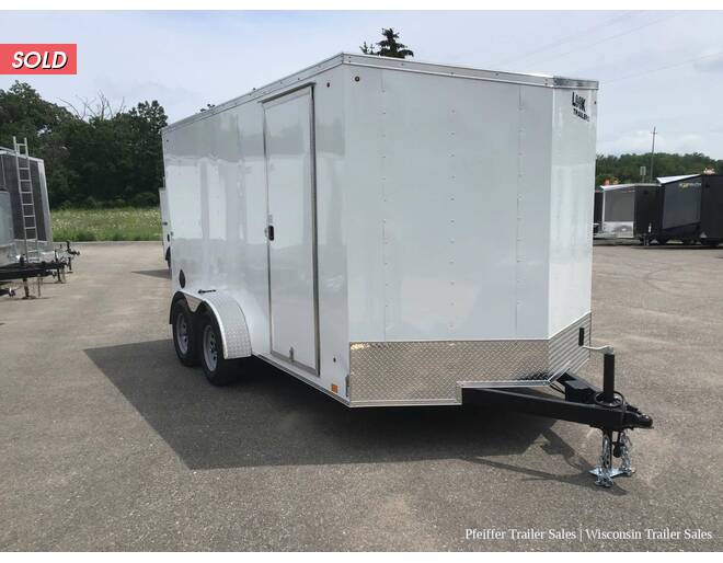 2022 7x14 Look ST DLX w/ 6 Inches Extra Height (White) Cargo Encl BP at Pfeiffer Trailer Sales STOCK# 68321 Photo 8