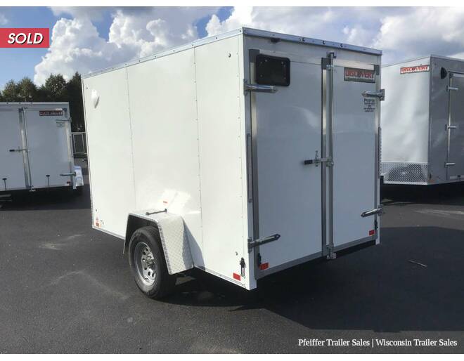 2022 6x10 Discovery Rover ET w/ Rear Double Doors (White) Cargo Encl BP at Pfeiffer Trailer Sales STOCK# 11672 Photo 4