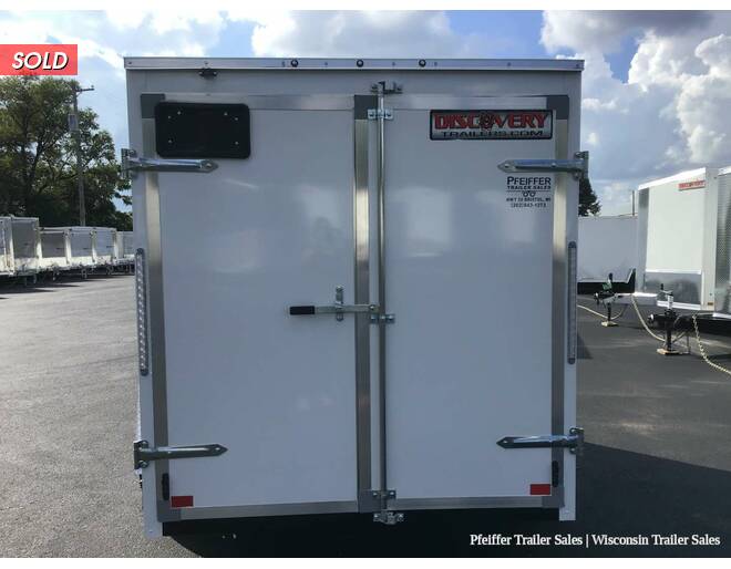 2022 6x10 Discovery Rover ET w/ Rear Double Doors (White) Cargo Encl BP at Pfeiffer Trailer Sales STOCK# 11672 Photo 5