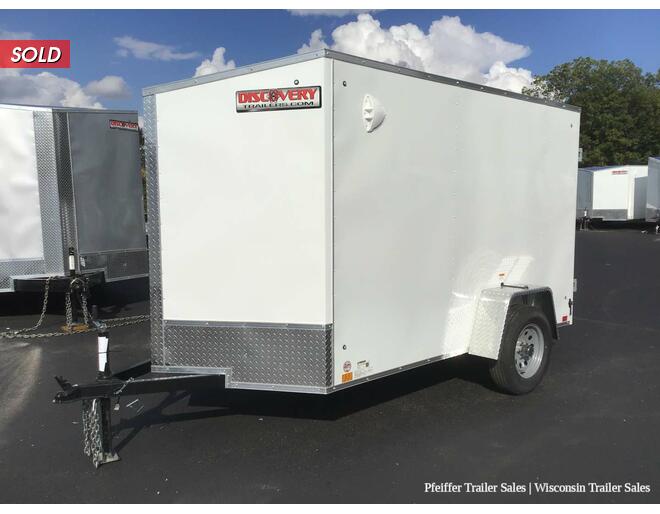 2022 6x10 Discovery Rover ET w/ Rear Double Doors (White) Cargo Encl BP at Pfeiffer Trailer Sales STOCK# 11672 Photo 2