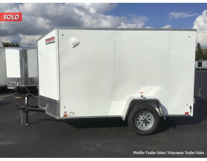 2022 6x10 Discovery Rover ET w/ Rear Double Doors (White) Cargo Encl BP at Pfeiffer Trailer Sales STOCK# 11672 Photo 3