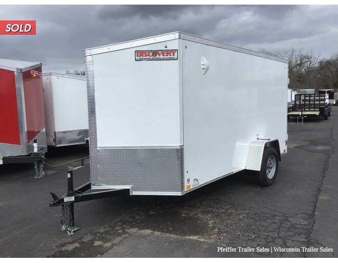 2023 $1000 OFF! 6x12 Discovery Rover SE w/ Rear Double Doors (White) Cargo Encl BP at Pfeiffer Trailer Sales STOCK# 12049 Photo 2