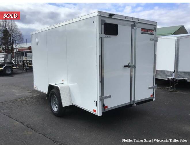 2023 $1000 OFF! 6x12 Discovery Rover SE w/ Rear Double Doors (White) Cargo Encl BP at Pfeiffer Trailer Sales STOCK# 12049 Photo 4