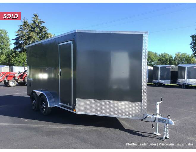 2022 7x19 Look Avalanche 2 Place Snowmobile Trailer w/ 7ft Interior Height (Charcoal) Snowmobile Trailer at Pfeiffer Trailer Sales STOCK# 74370 Photo 5