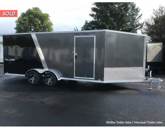 2022 7x23 Look Avalanche Deluxe 3 Place Snow Trailer w/ 6'6 Interior Height Charcoal/Black Snowmobile Trailer at Pfeiffer Trailer Sales STOCK# 74383 Photo 7