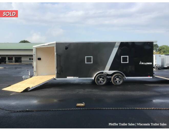 2022 7x23 Look Avalanche Deluxe 3 Place Snow Trailer w/ 6'6 Interior Height Charcoal/Black Snowmobile Trailer at Pfeiffer Trailer Sales STOCK# 74383 Photo 10
