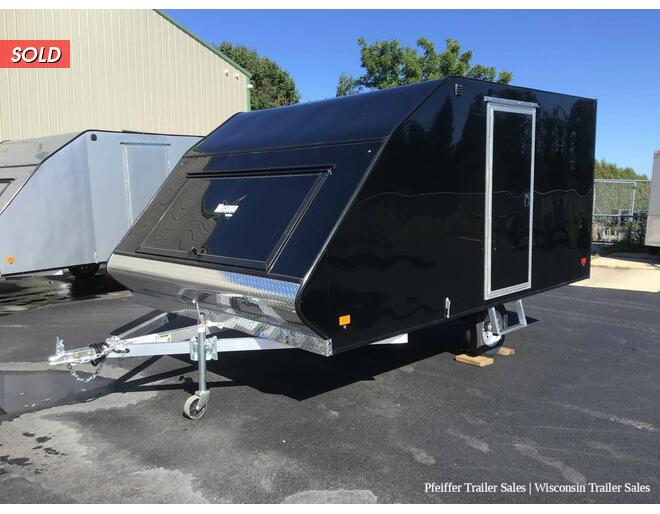 2022 101x12 Mission Crossover 2 Place Snowmobile Trailer (Black) Snowmobile Trailer at Pfeiffer Trailer Sales STOCK# 19549 Photo 2