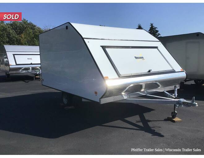 2022 101x12 Mission Crossover 2 Place Snowmobile Trailer (White) Snowmobile Trailer at Pfeiffer Trailer Sales STOCK# 20246 Photo 8