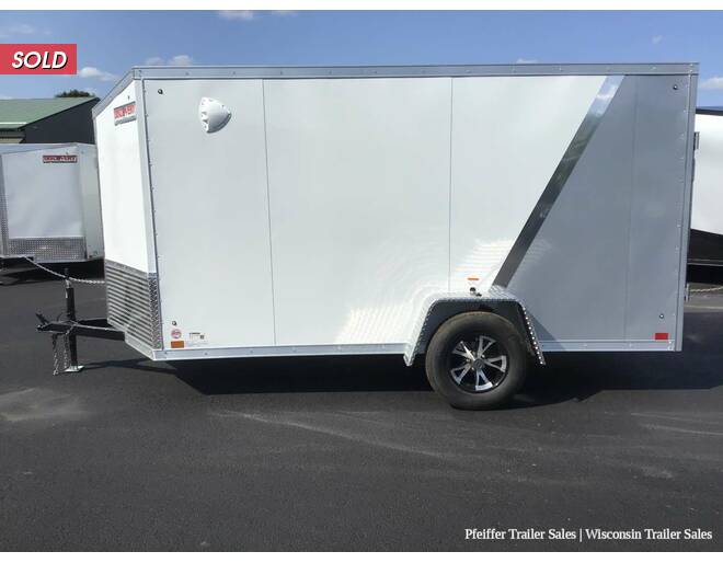 2022 6x12 Discovery Rover SE w/ Aluminum Wheels (White/Silver) Cargo Encl BP at Pfeiffer Trailer Sales STOCK# 11724 Photo 3